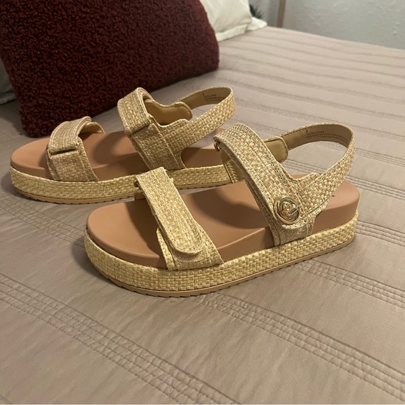 a new day Shoes - a new day Tan Women's Tanner Sandals Beach Vacation